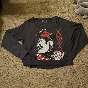 Grey Minnie Mouse Sweater